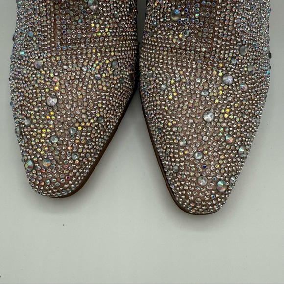 Matisse Harlow Sparkly Rhinestone Western Ankle Crystal Cowgirl Booties Size 7.5 - Picture 12 of 16